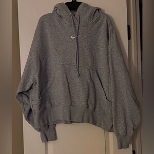 Nike Women's Heather Gray Pullover Hoodie